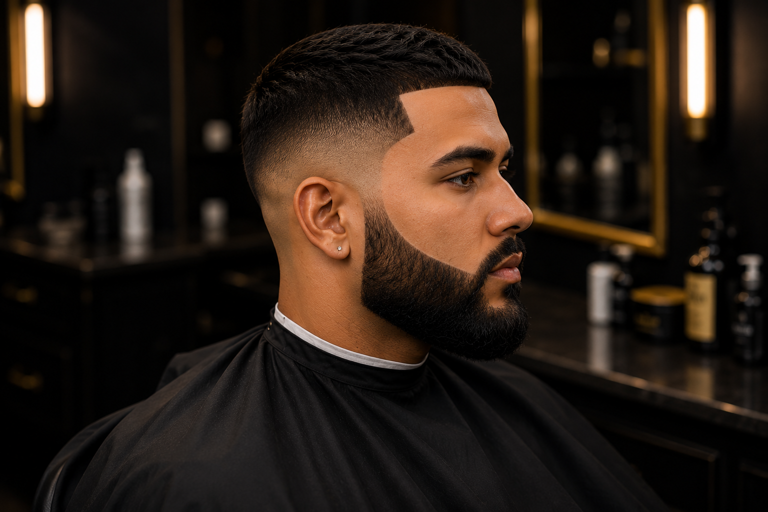 Haircut and beard grooming combo service